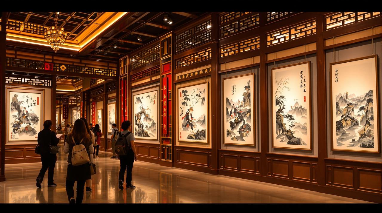 天堂漫画特别企划:「诗词入画」国风动漫艺术展 - 一词一牌皆是故事 · 线下特展 天堂漫画特别企划:「诗词入画」国风动漫艺术展
